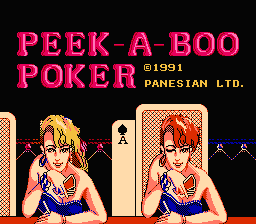Peek-a-Boo Poker screenshot 3 for NES